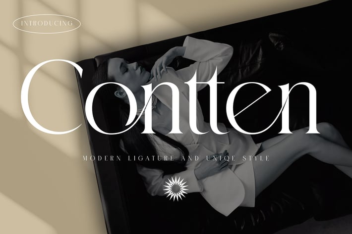 Contten Modern Ligature Serif