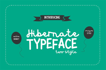 Hibernate Two Style Font