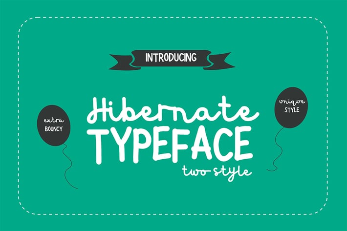 Hibernate Two Style Font
