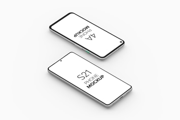 4A Phone & S21 Phone Mockup