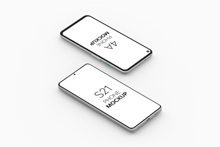 4A Phone & S21 Phone Mockup
