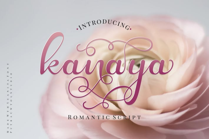 Kanaya - Romantic Font