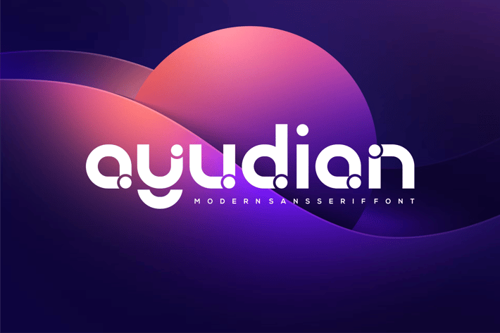 Ayudian - Modern Display Font