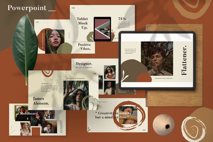 Flattener Brand Sheet Powerpoint