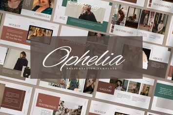 Ophelia Brand Business Woman Keynote Presentation 