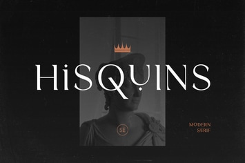 Hisquins - Minimalis & Modern Serif