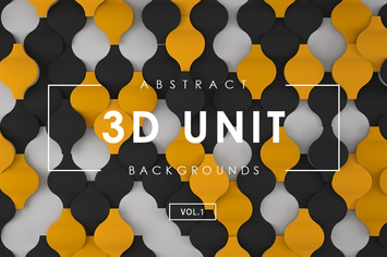 3D Unit Abstract Backgrounds Vol.1