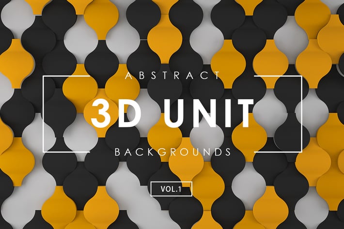 3D Unit Abstract Backgrounds Vol.1