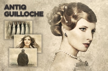 Antiq Guilloche Photoshop Action CS3+