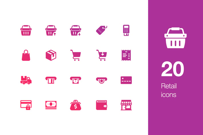 20 Retail icons