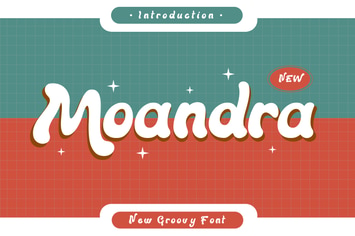 Moandra - Groovy Font