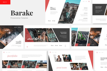 Barake - Coal Mining Powerpoint Template