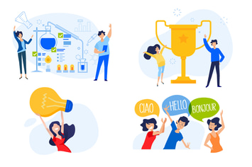 Set of education concepts