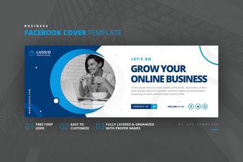 Business Facebook Cover Template