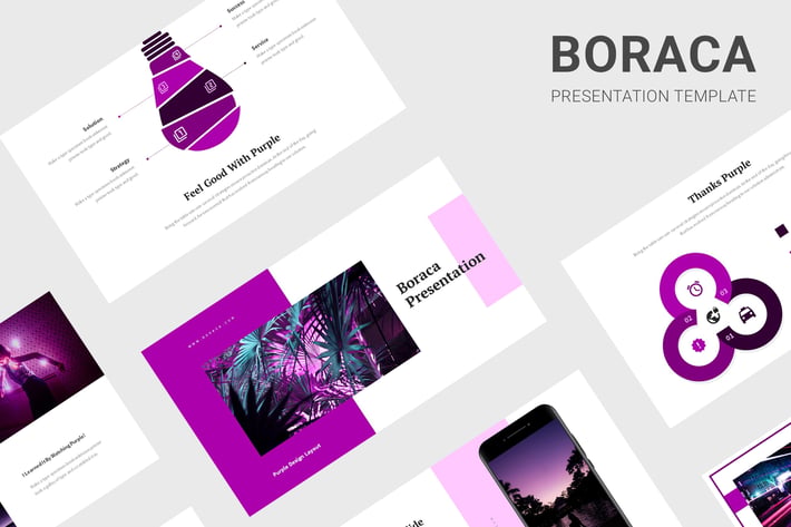 Boraca - Purple Pitch Deck Keynote