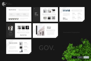 Gov - Government Presentation Template