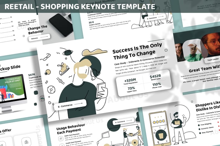 Reetail - Shopping Keynote Template