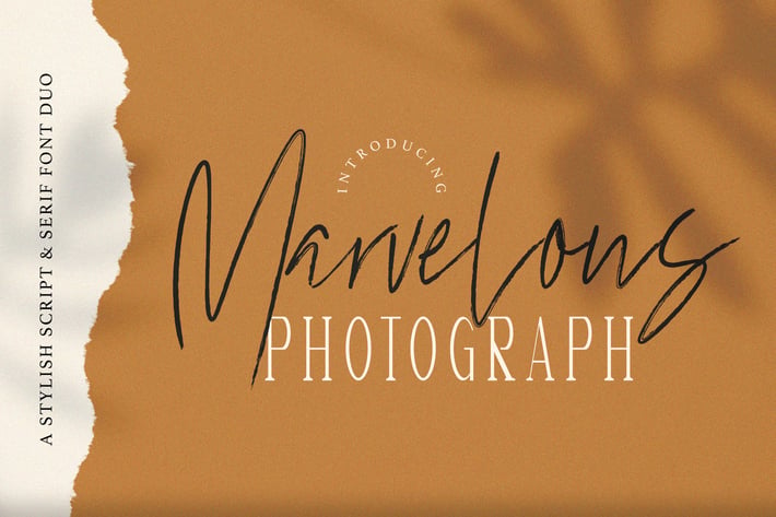 Marvelous Photograph - Font Duo