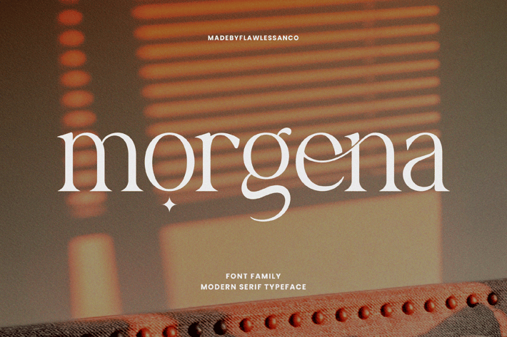 Morgena - Modern Serif Font