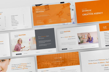 Sparrow - Creative Agency Google Slides