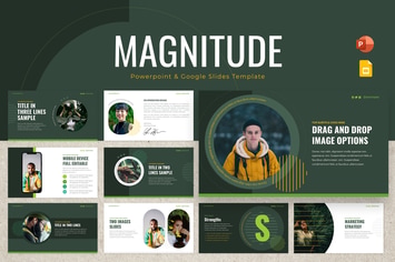 Magnitude Powerpoint & Google Slides Template