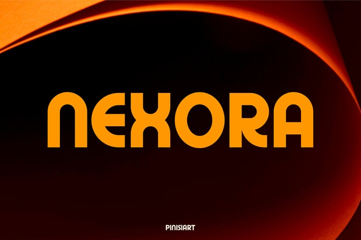 Modern Robotic Font - Nexora