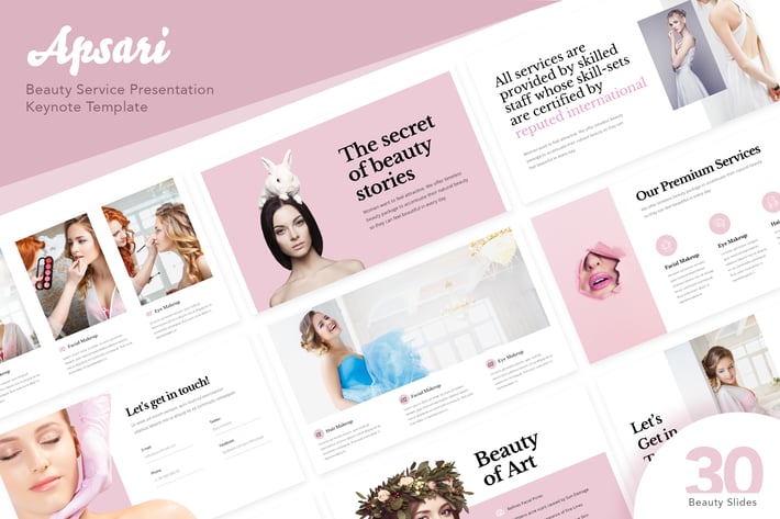 Apsari - Beauty Services Presentation Keynote