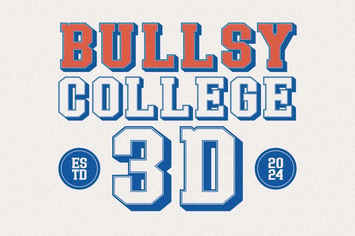 Bullsy College 3D Font