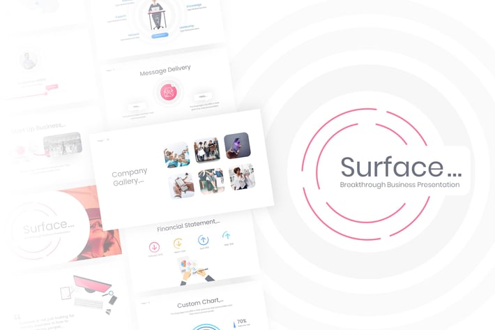 Surface - Business PowerPoint Template