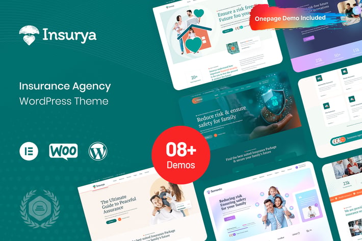 Insurya - Insurance WordPress Theme
