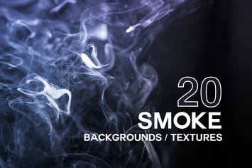 20 Smoke Backgrounds / Textures
