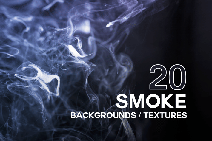 20 Smoke Backgrounds / Textures