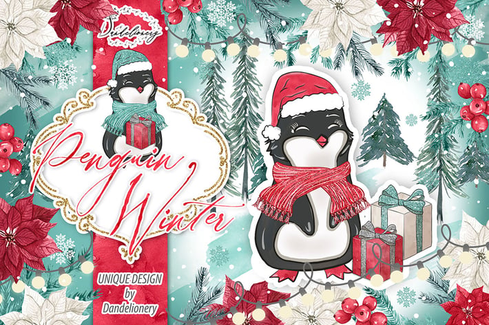 Penguin Winter design