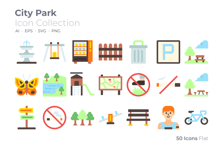 City Park Color Icon