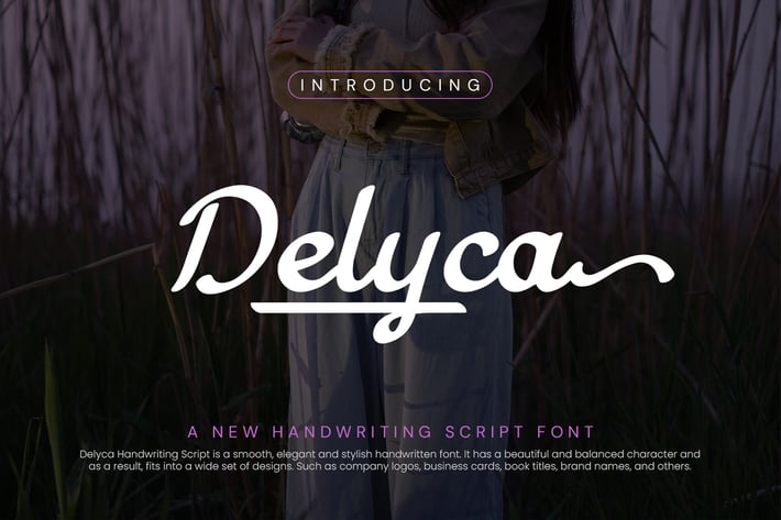Delyca Handwriting Script Font