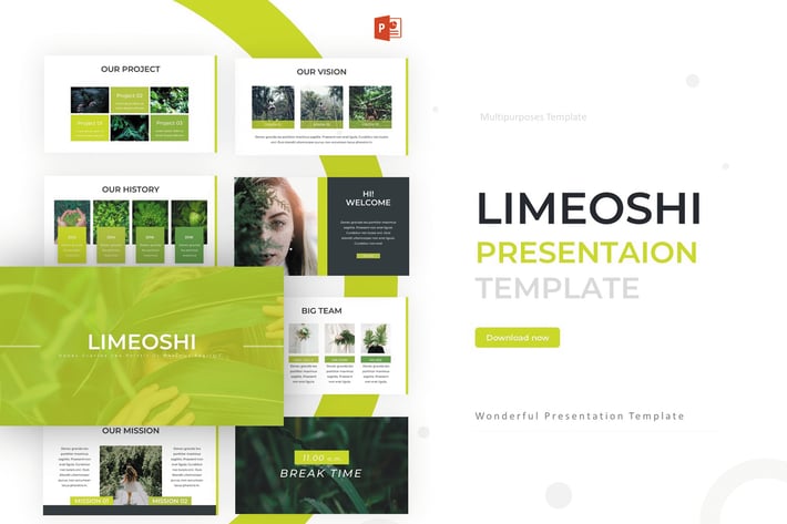 Limeoshi- Powerpoint Template