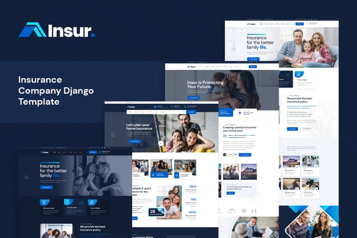 Insur - Insurance Company Django Template