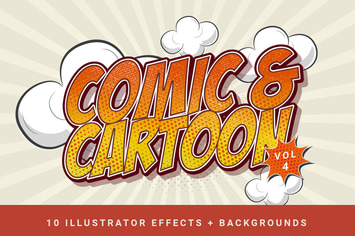 Comic Book Styles for Illustrator V4