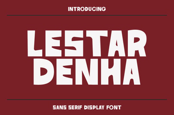 Lestar Denha Sans Serif Display Font