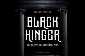Black Kinger - Blackletter & Medieval Font