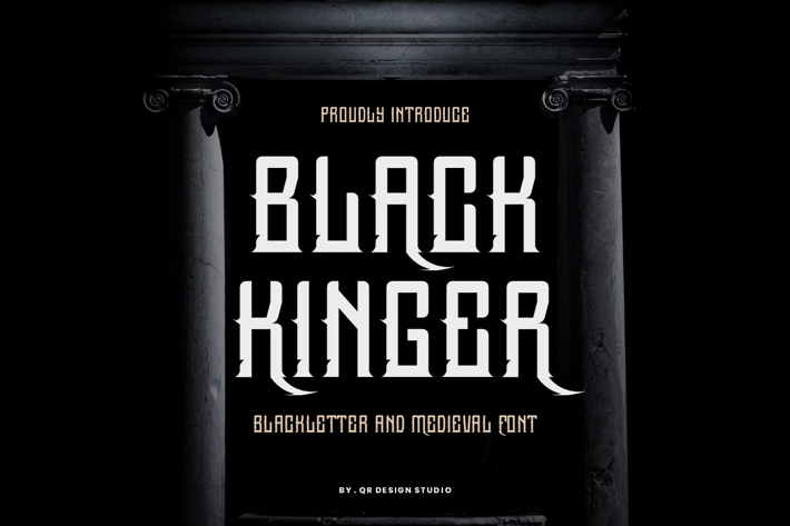 Black Kinger - Blackletter & Medieval Font