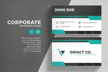 Corporate Business Card Template