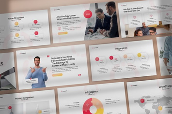 Compeni - Corporate Profile Keynote Template