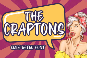 Craptons - Cute Retro Font
