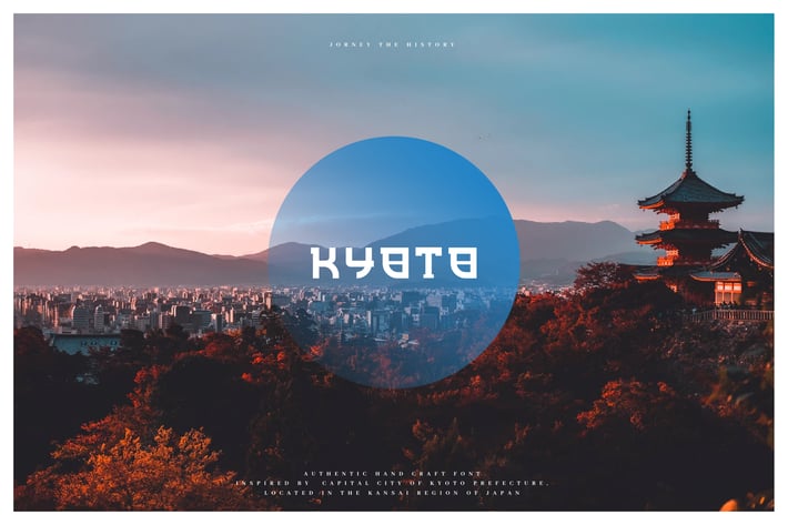 Kyoto - Japanese Display Typeface