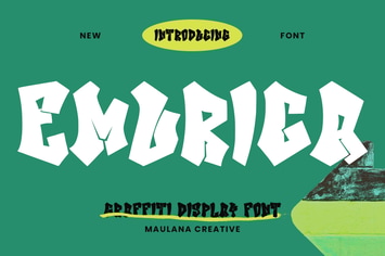 Emurica Graffiti Display Font