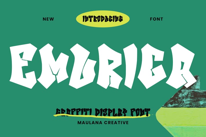 Emurica Graffiti Display Font