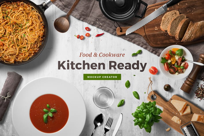 Kitchen Ready Mockup Vol. 3