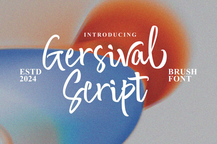 Gersival - Bold Script Logotype