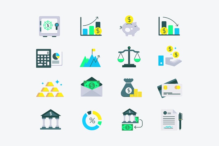 Investment Finance Icons